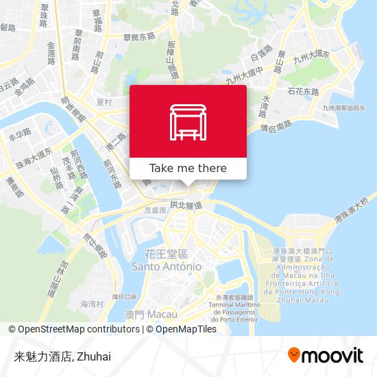 来魅力酒店 map