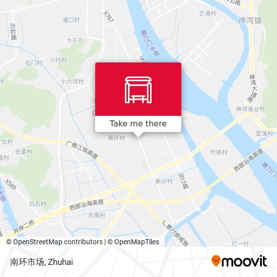 南环市场 map
