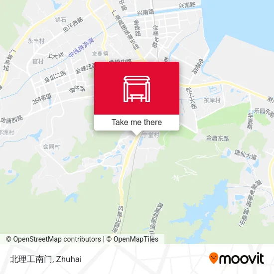 北理工南门 map