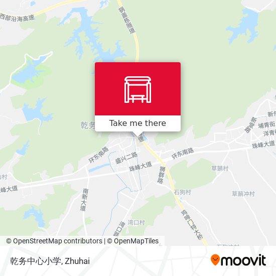 乾务中心小学 map