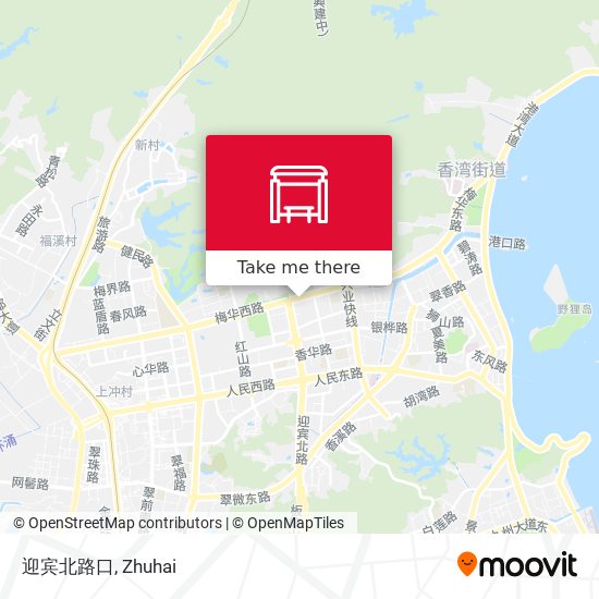 迎宾北路口 map