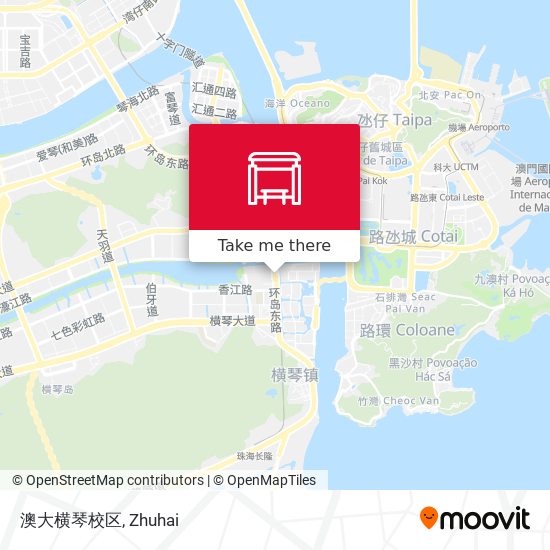 澳大横琴校区 map
