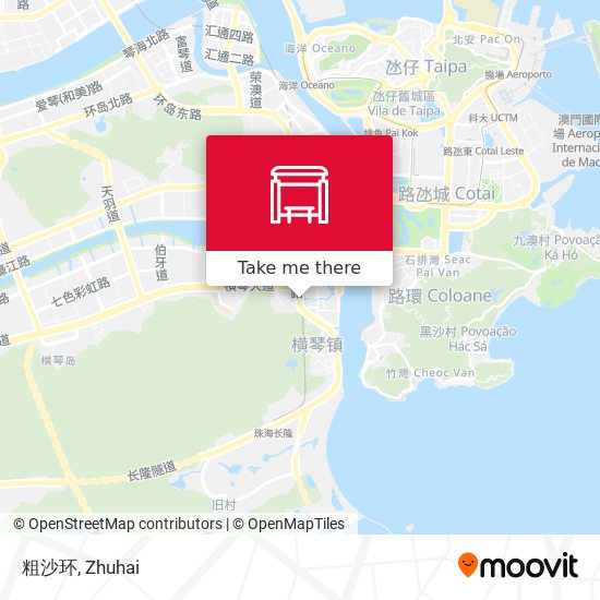 粗沙环 map
