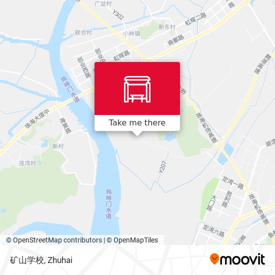 矿山学校 map