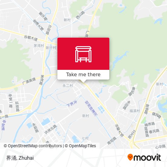 界涌 map
