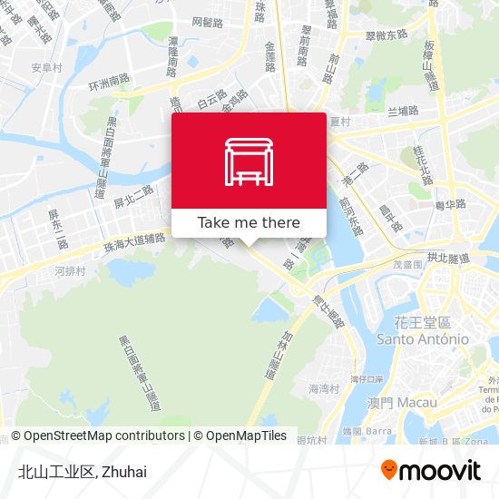 北山工业区 map