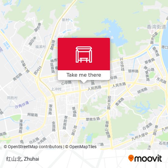 红山北 map