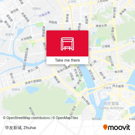 华发新城 map