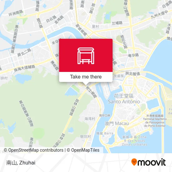 南山 map