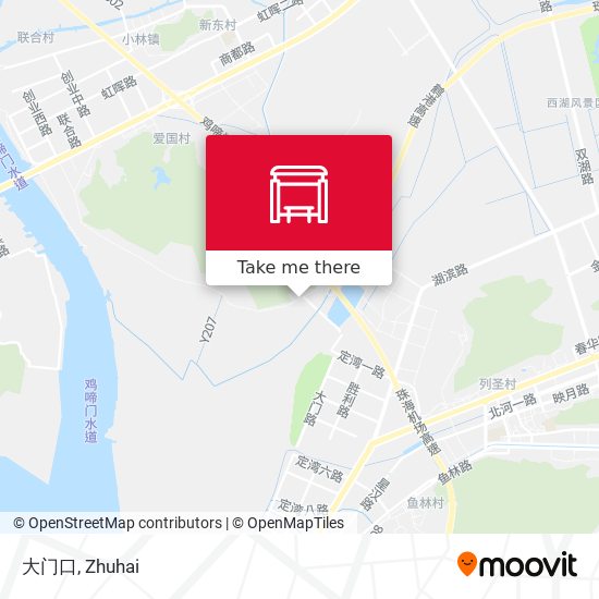 大门口 map