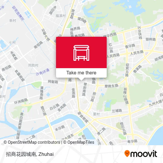 招商花园城南 map