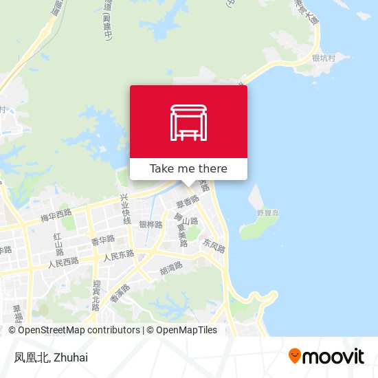 凤凰北 map