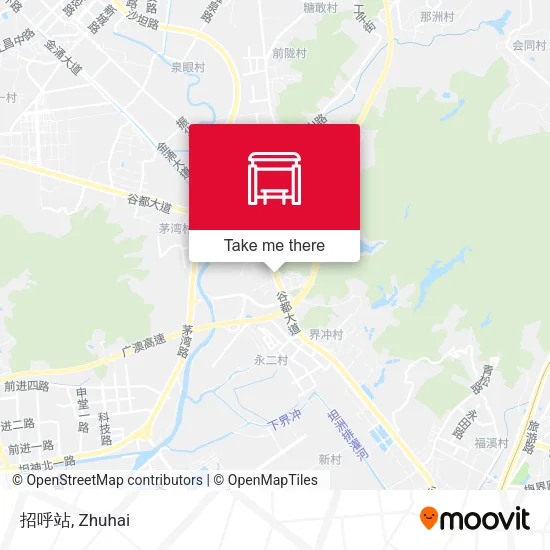 招呼站 map