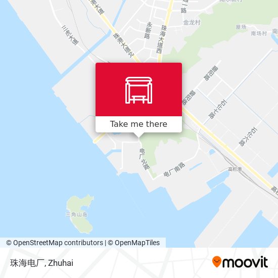 珠海电厂 map