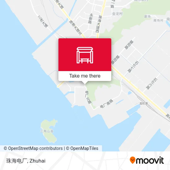 珠海电厂 map