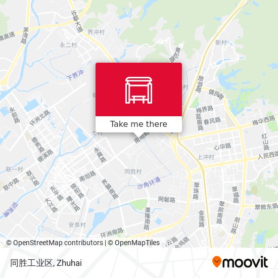 同胜工业区 map