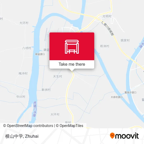 横山中学 map