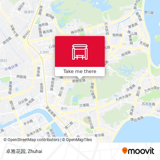 卓雅花园 map