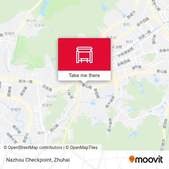 Nazhou Checkpoint map