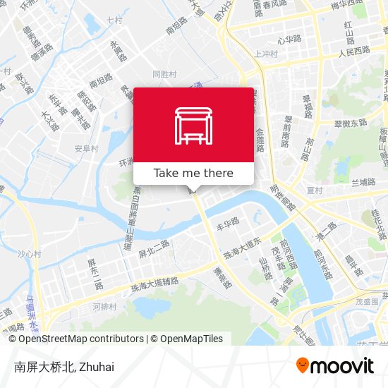 南屏大桥北 map