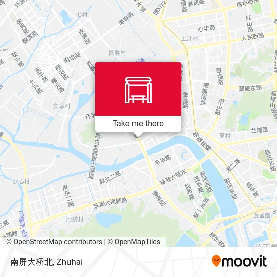 南屏大桥北 map