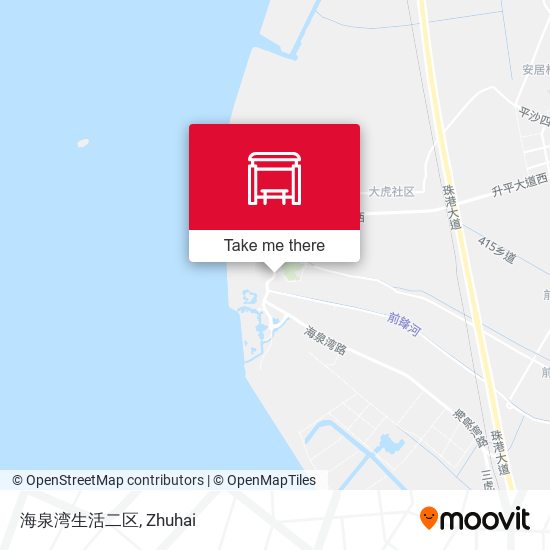 海泉湾生活二区 map