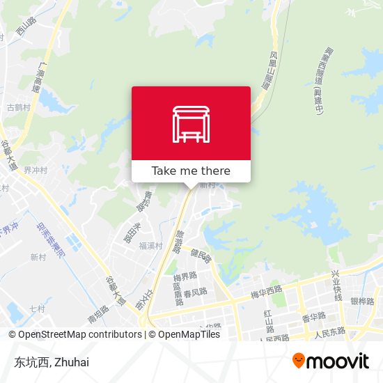 东坑西 map