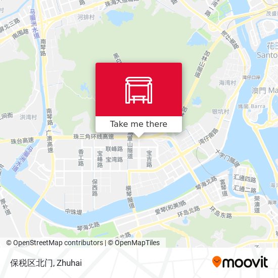 保税区北门 map