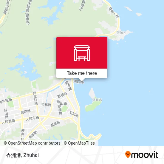 香洲港 map