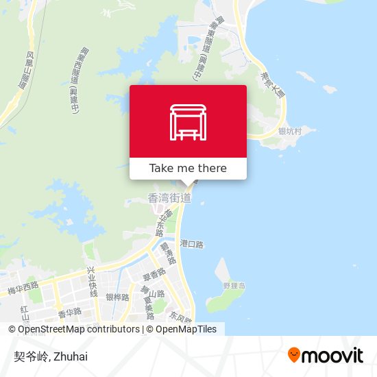 契爷岭 map