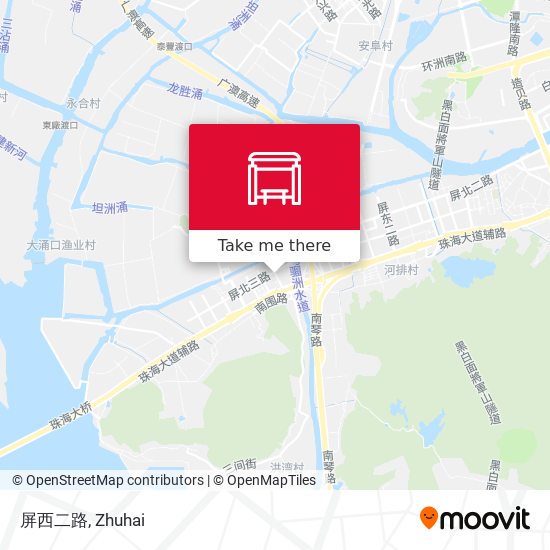 屏西二路 map