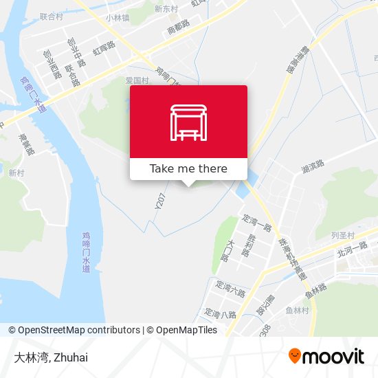 大林湾 map