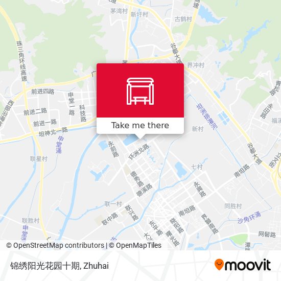 锦绣阳光花园十期 map