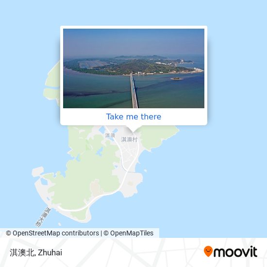 淇澳北 map