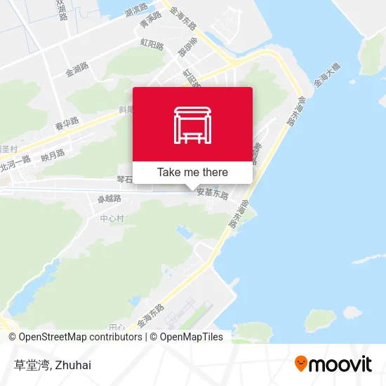 草堂湾 map