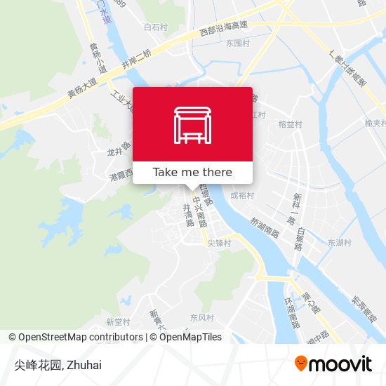 尖峰花园 map