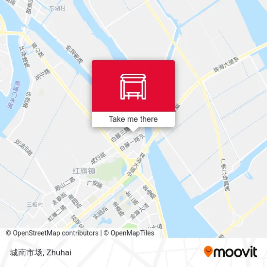 城南市场 map