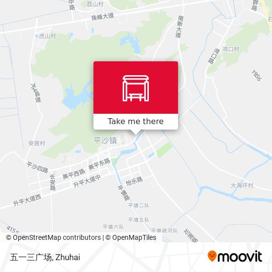 五一三广场 map