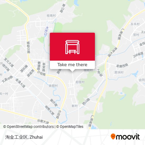 淘金工业区 map