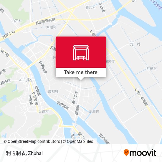 利通制衣 map