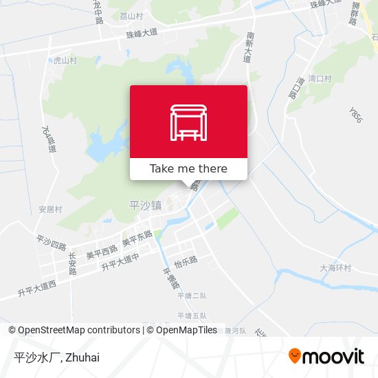 平沙水厂 map