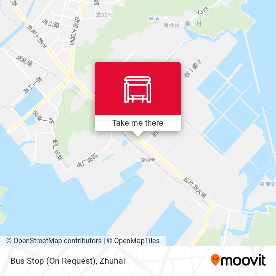 Bus Stop (On Request) map