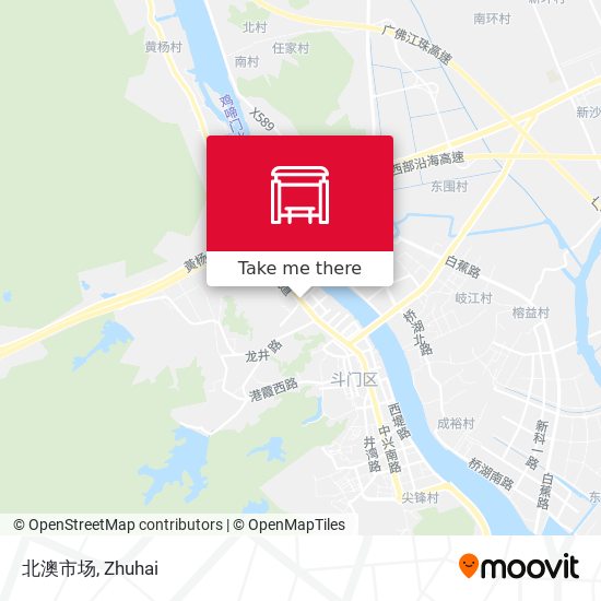 北澳市场 map