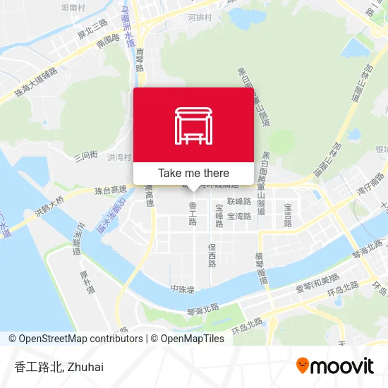 香工路北 map