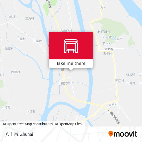 八十亩 map