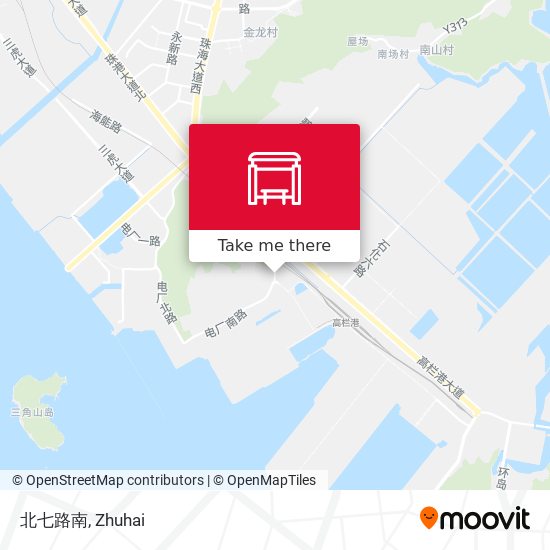 北七路南 map