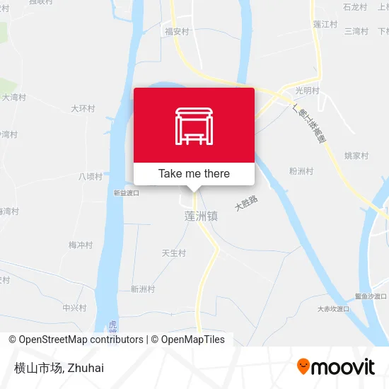 横山市场 map