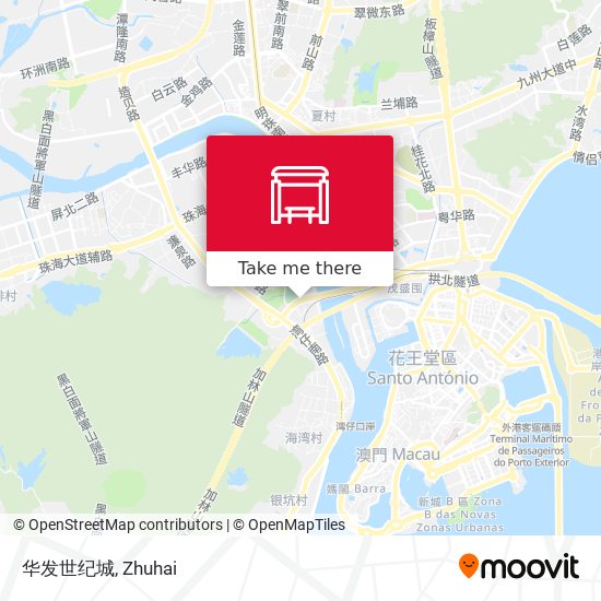华发世纪城 map