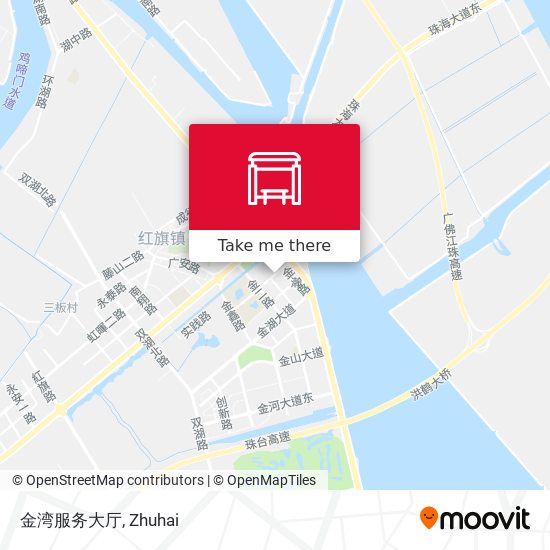 金湾服务大厅 map