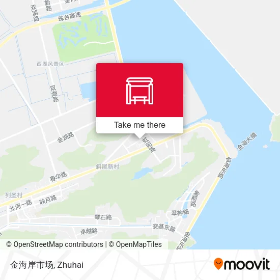 金海岸市场 map